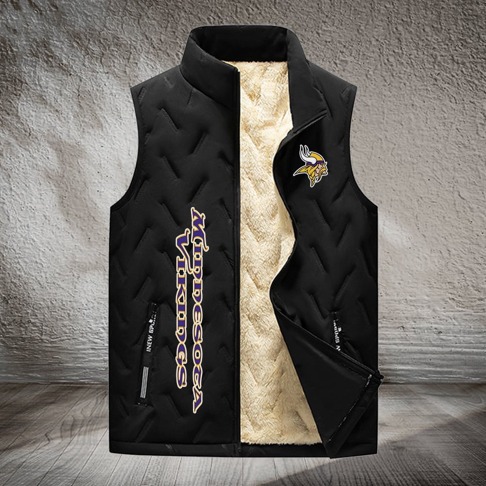 Minnesota Vikings NFL Personalized Puffer Jacket For Fan