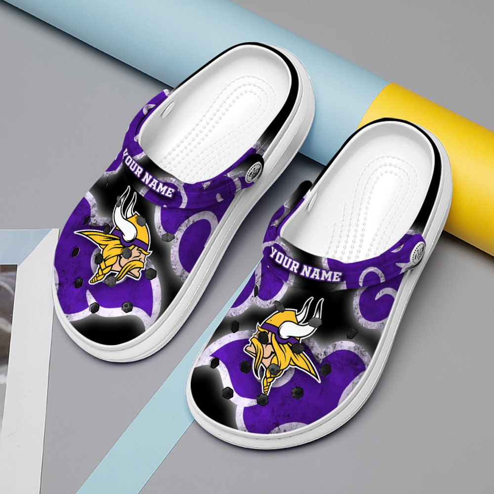 Minnesota Vikings Personalized Limited Clog BG183