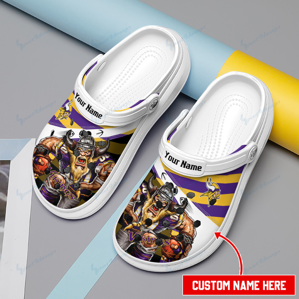 Minnesota Vikings Personalized Limited Clog BG40