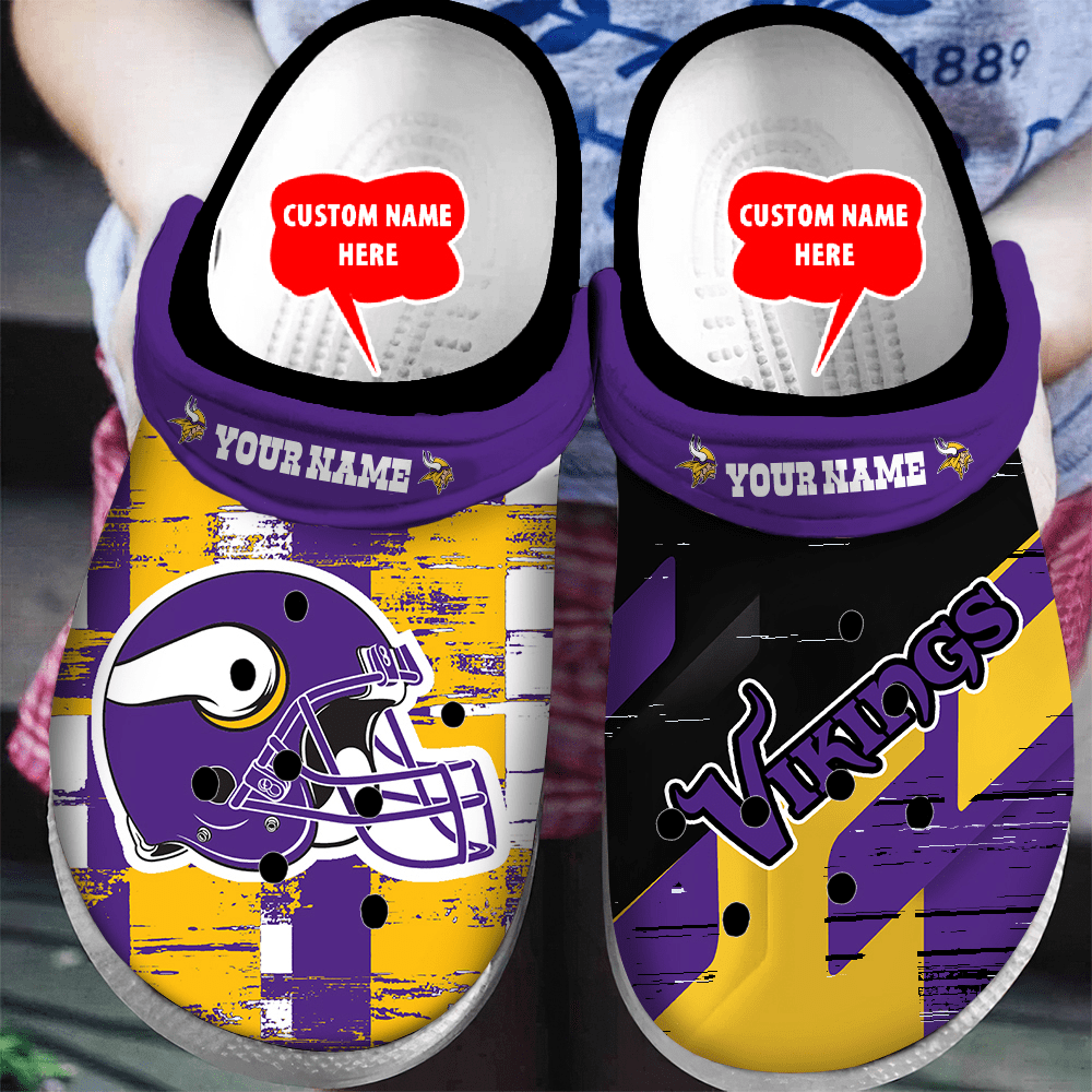 Minnesota Vikings Personalized Limited Clog BGCR420
