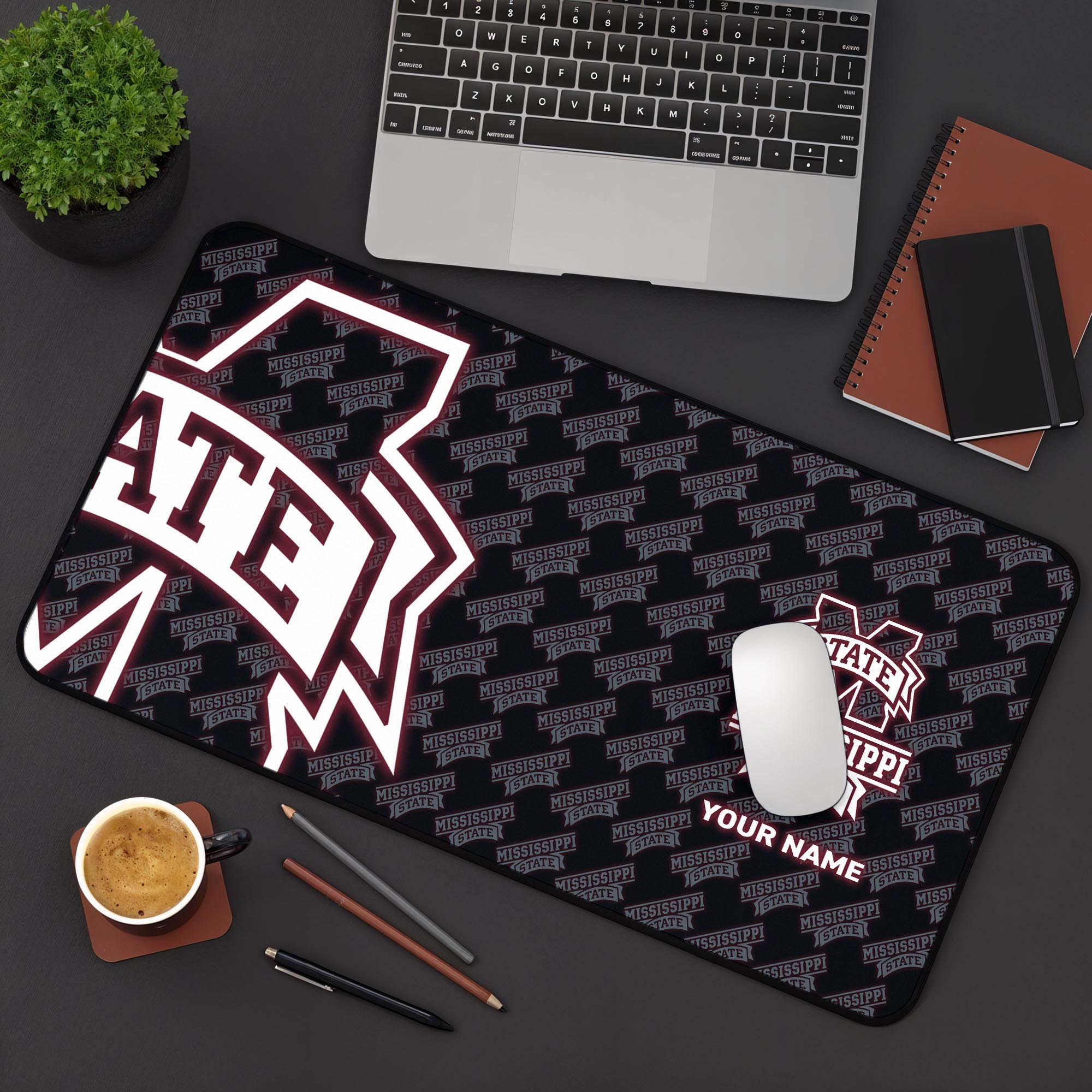 Mississippi State Bulldogs 2025 Version Mouse Pad Custom Printed, Sport Team Mouse Pad, Sport Gift For Fans