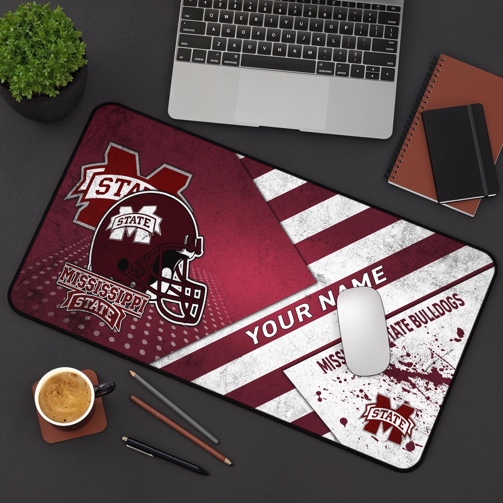 Mississippi State Bulldogs 2025 Version Mouse Pad Custom Printed, Sport Team Mouse Pad, Sport Gift For Fans