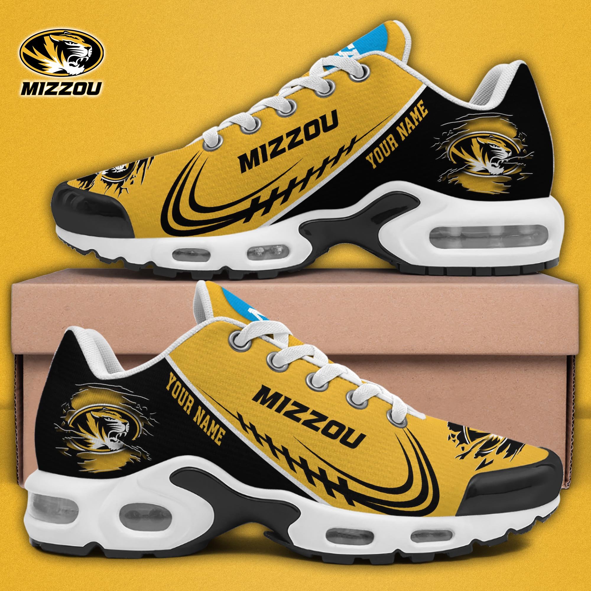Missouri Tigers TN Shoes 2025 Version Custom Name, Sport Shoes For Fan, Fan Gifts