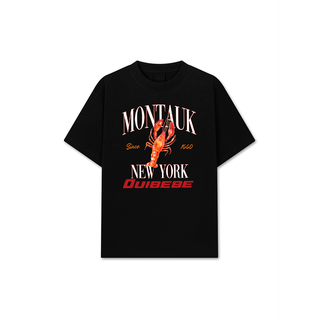 Montauk New York Est 1660 Lobster Souvenir Vintage Retro T-Shirt 24-07-2025