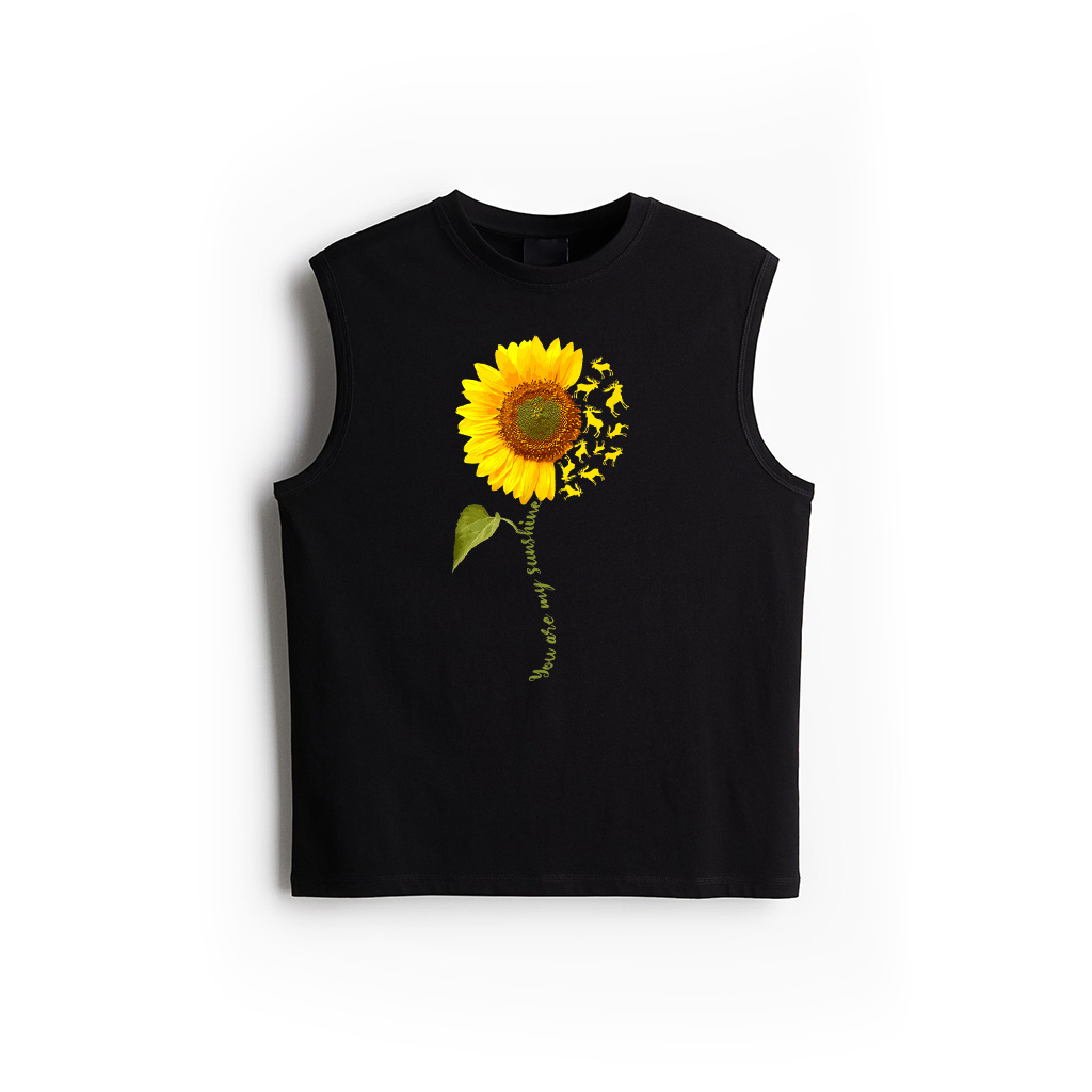 Moose Sunflower Tank Top