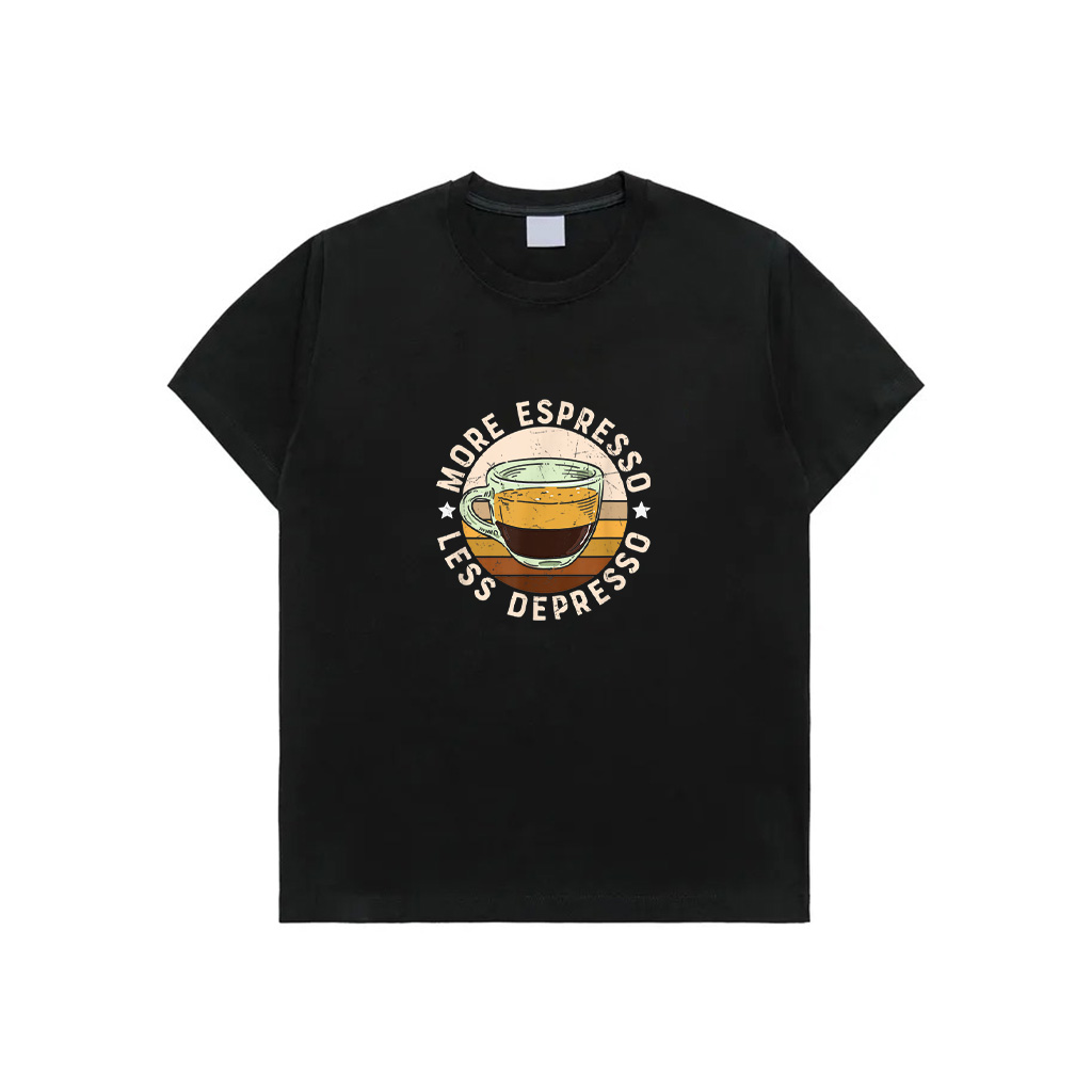 More Espresso, Less Depresso, Vintage, Morning Group T-Shirt