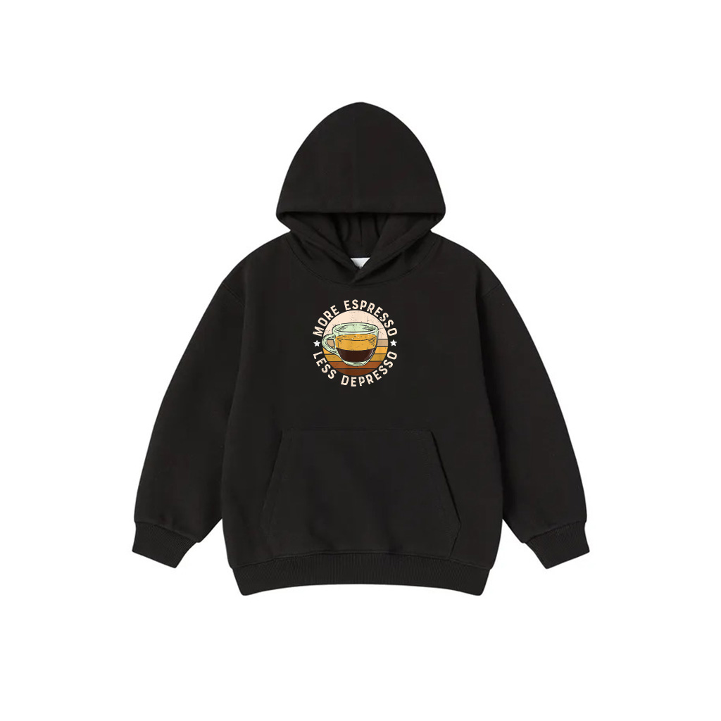 More Espresso, Less Depresso, Vintage, Morning Group Hoodie