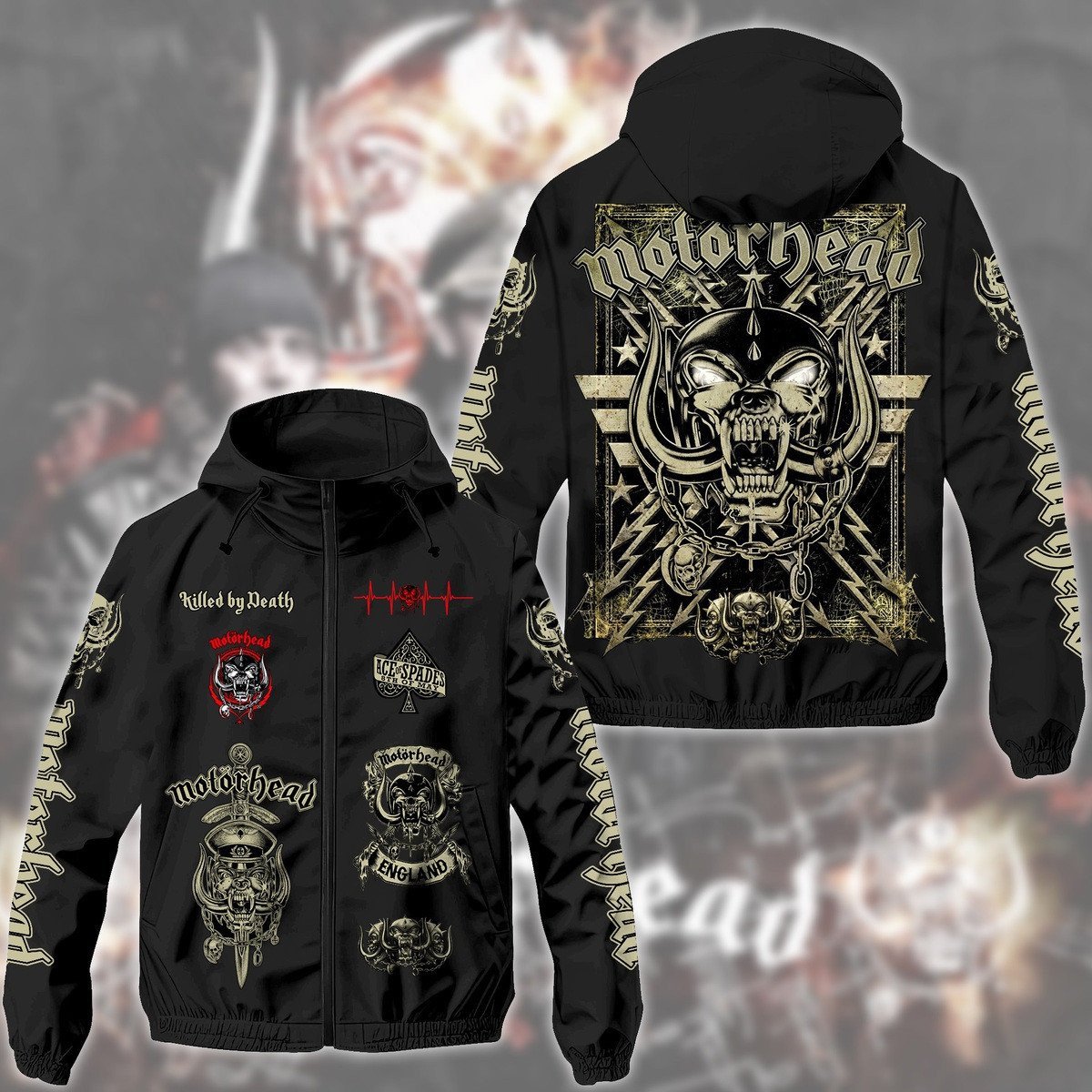 Motrhead Music Style Windbreaker Jacket