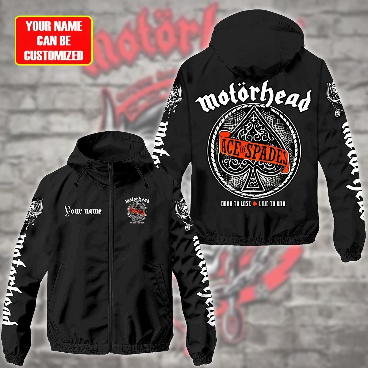 Motrhead Music Style Windbreaker Jacket