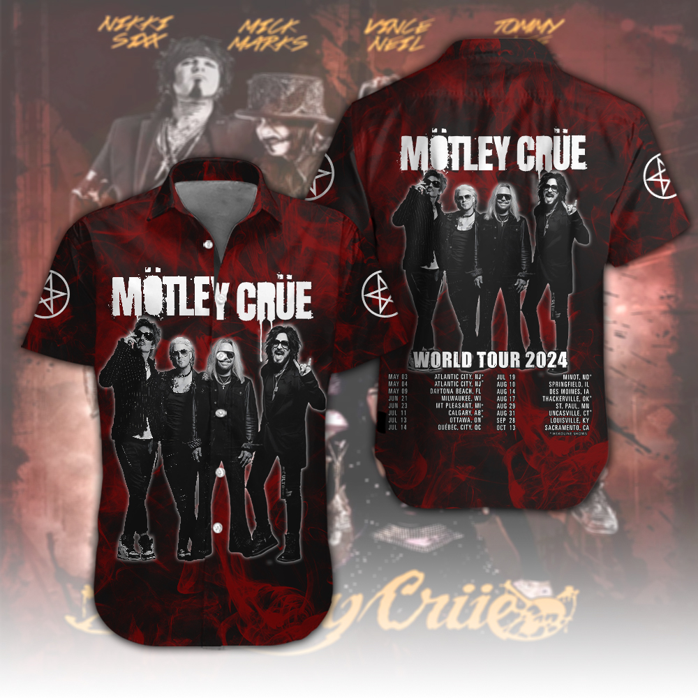Mtley Cre Music Hawaiian Shirt Gifts For Fans