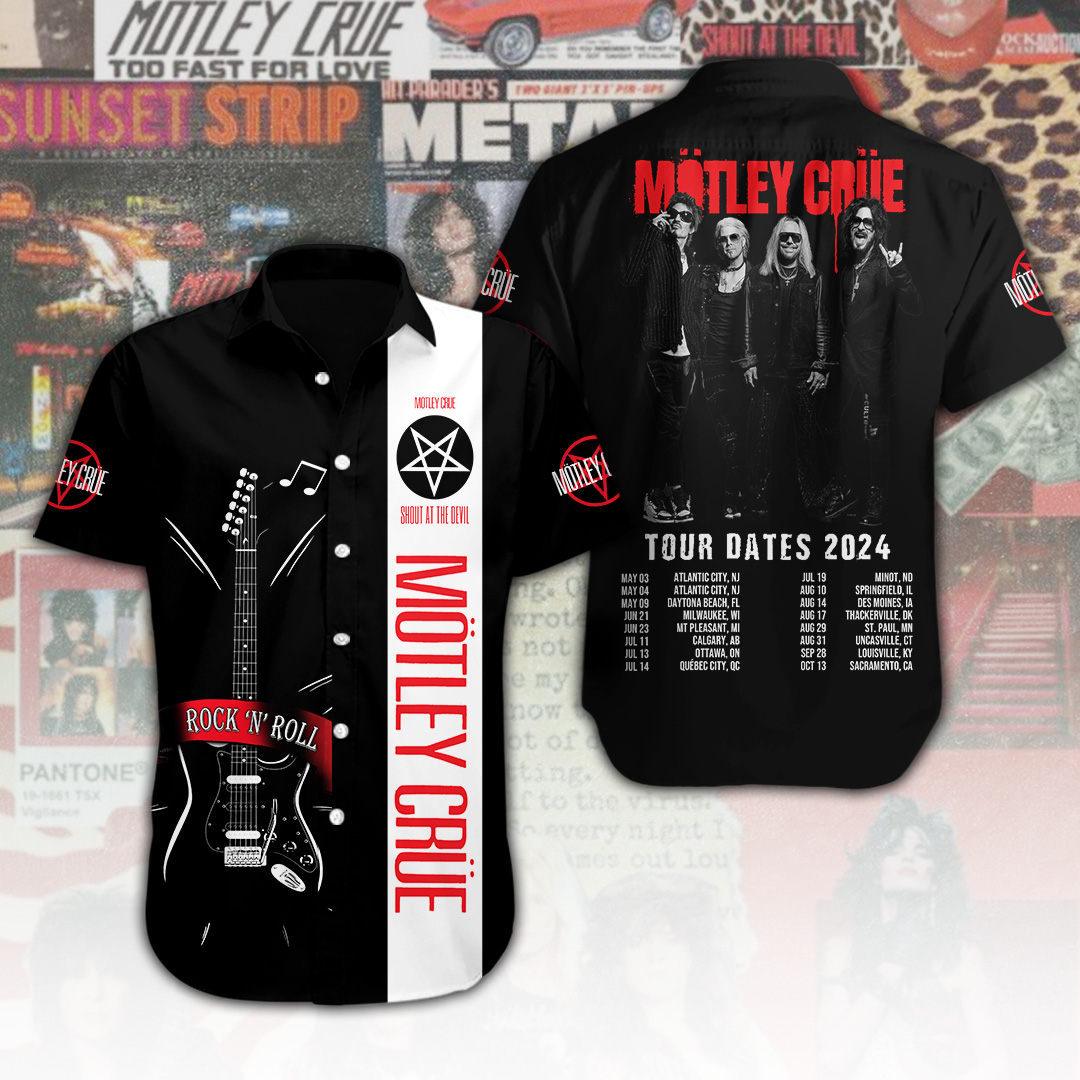 Mtley Cre Music Hawaiian Shirt Gifts For Fans