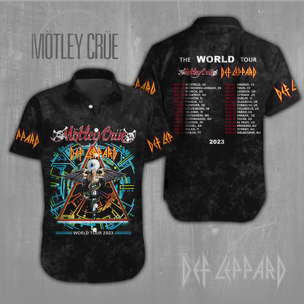 Mtley Cre X Def Leppard Music Hawaiian Shirt Gifts For Fans
