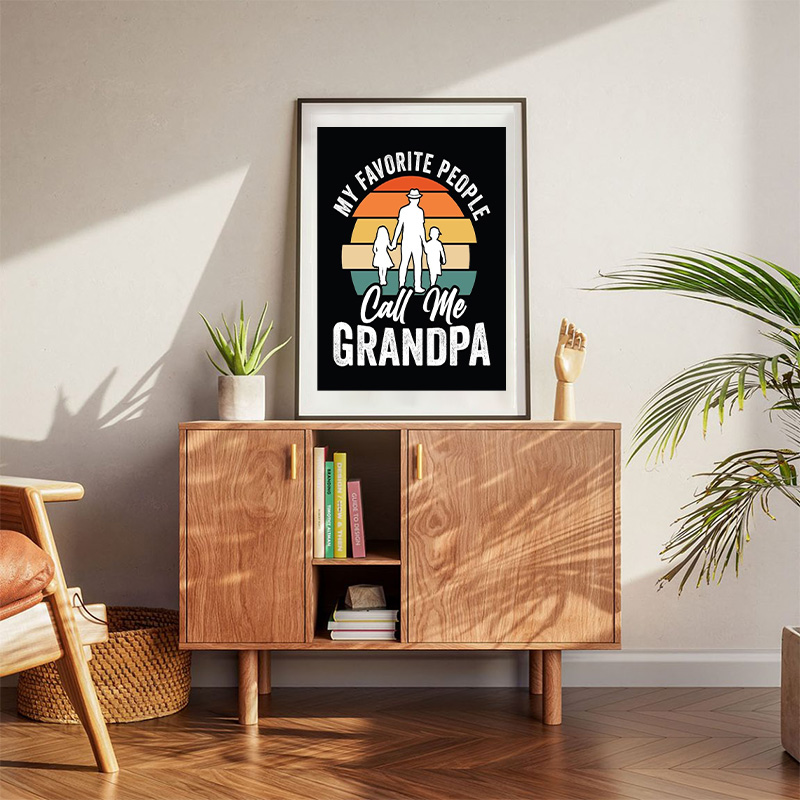 My Favourite People Call Me Grandpa Poster