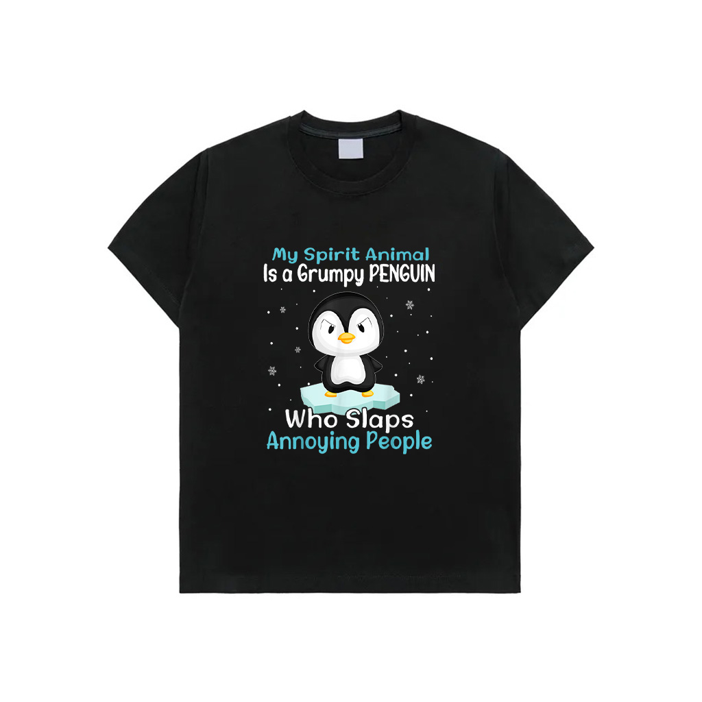 My Spirit Animal Is A Grumpy PENGUIN Funny Penguin T-Shirt