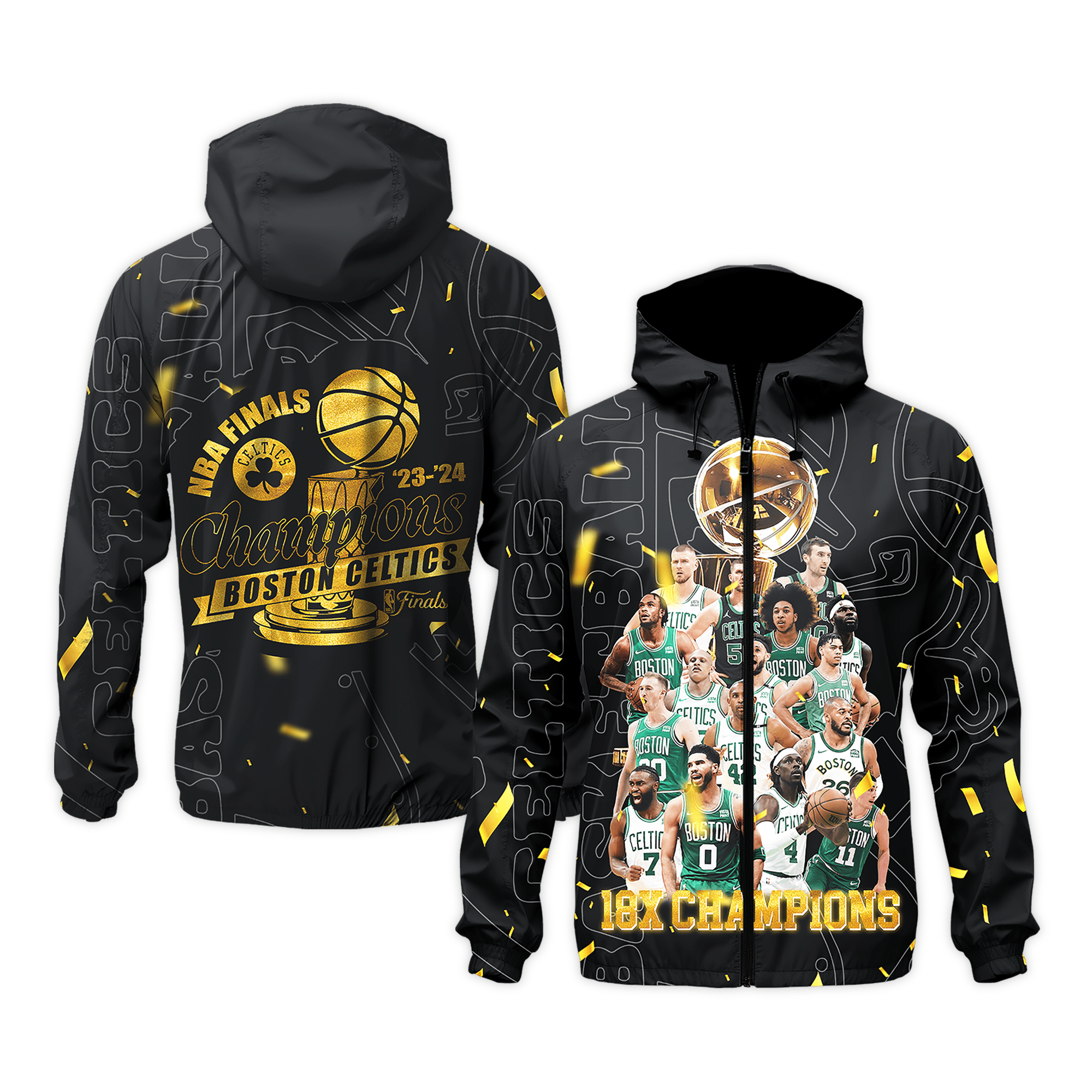 NBA Finals Conference Champions Champions Boston Celtics Windbreaker Jacket