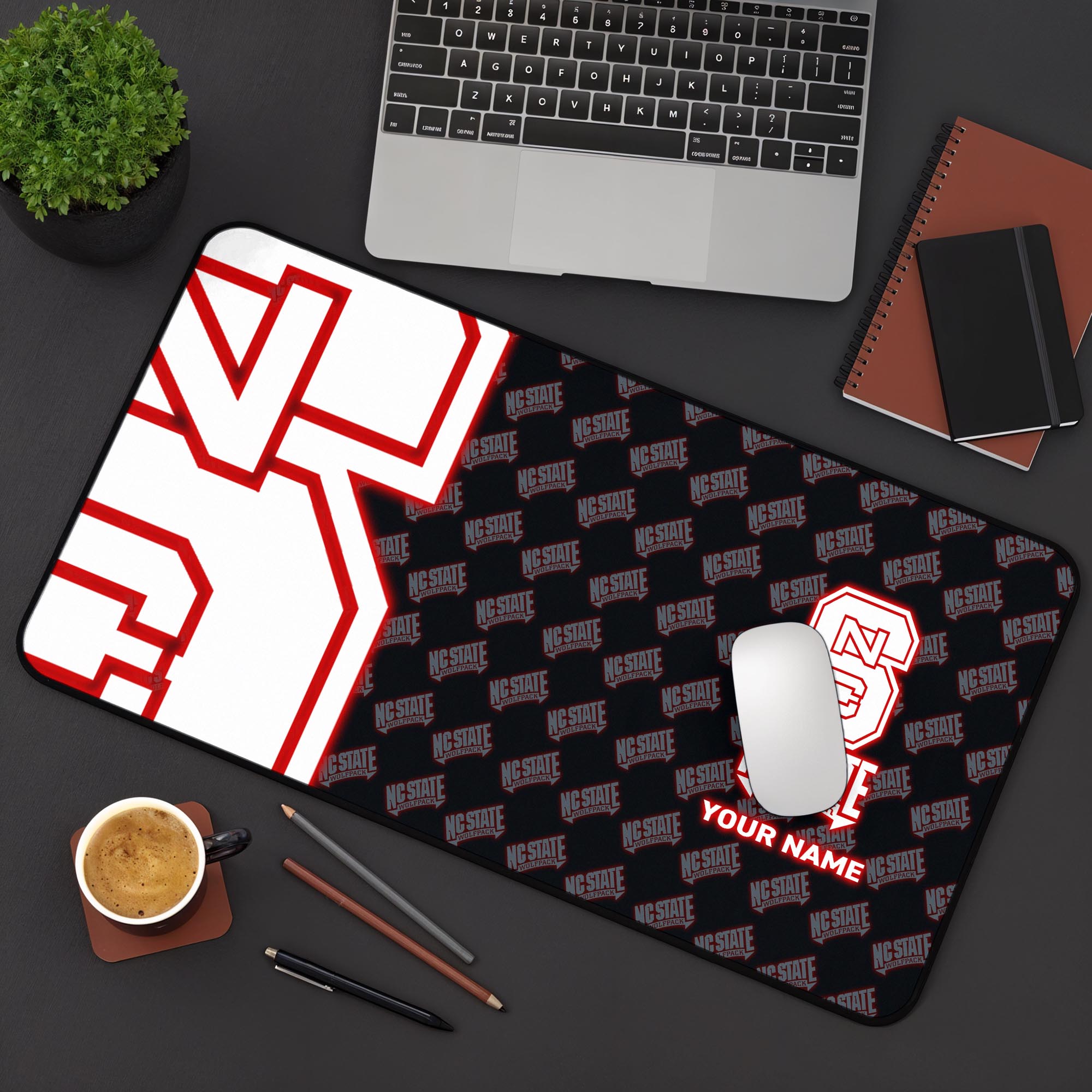 NC State Wolfpack 2025 Version Mouse Pad Custom Printed, Sport Team Mouse Pad, Sport Gift For Fans
