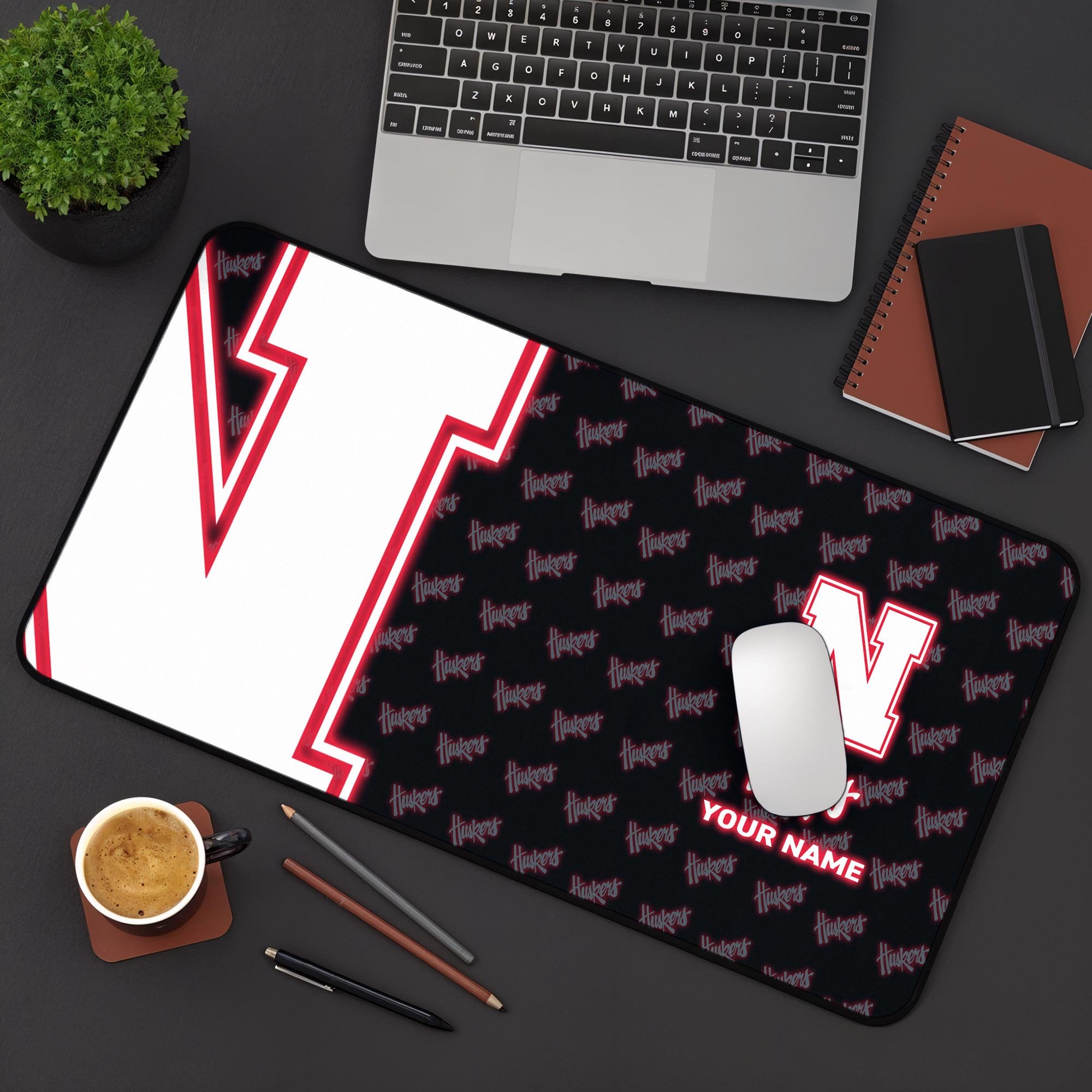Nebraska Cornhuskers 2025 Version Mouse Pad Custom Printed, Sport Team Mouse Pad, Sport Gift For Fans