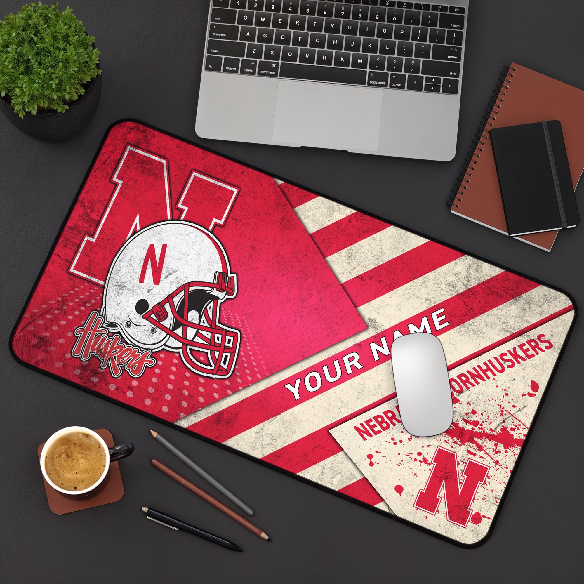 Nebraska Cornhuskers 2025 Version Mouse Pad Custom Printed, Sport Team Mouse Pad, Sport Gift For Fans