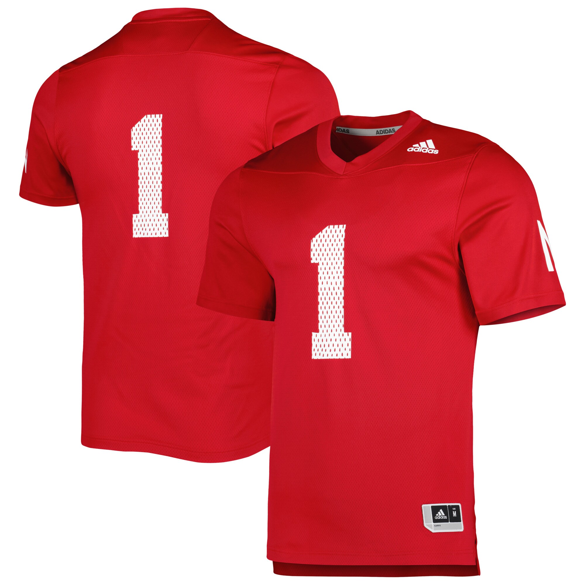 Nebraska Huskers Adidas 1983 Scoring Explosion Replica Jersey - Scarlet