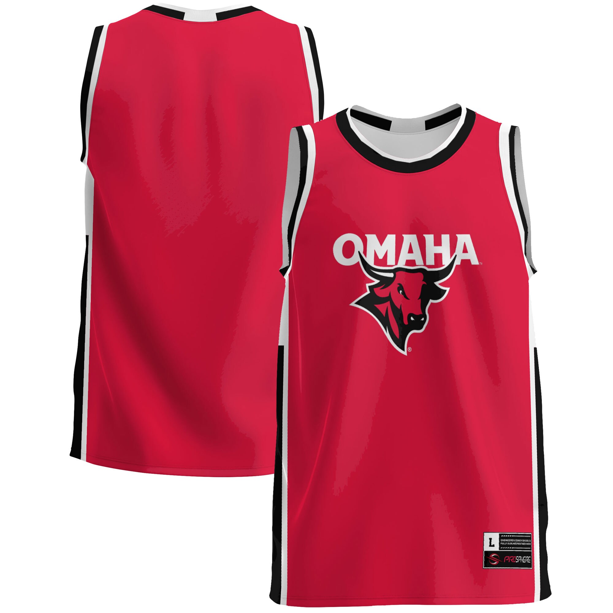 Nebraska Omaha Mavericks Gameday Greats Lightweight Basketball Jersey - Red