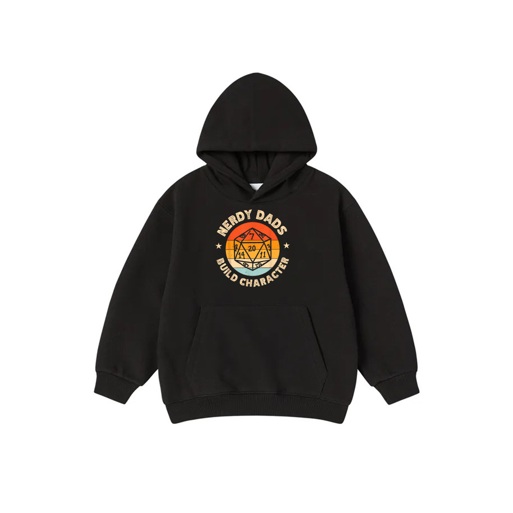 Nerdy Dads Build Character Hoodie