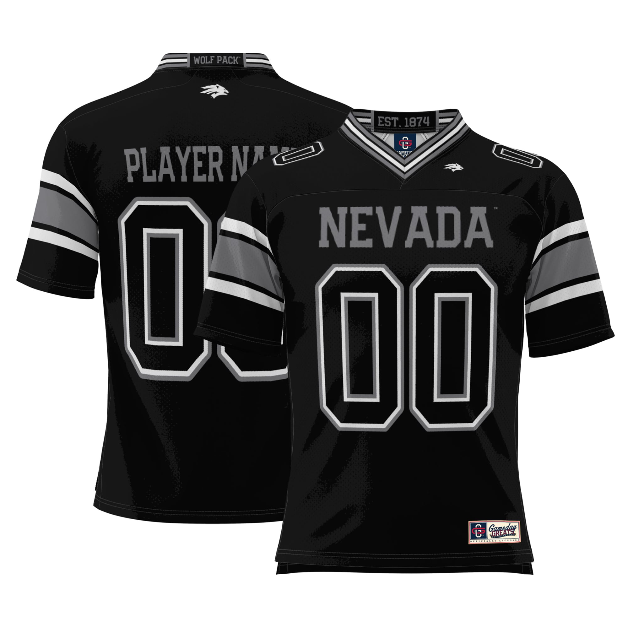 Nevada Wolf Pack Gameday Greats Youth NIL Pick A Player Football Jersey - Black