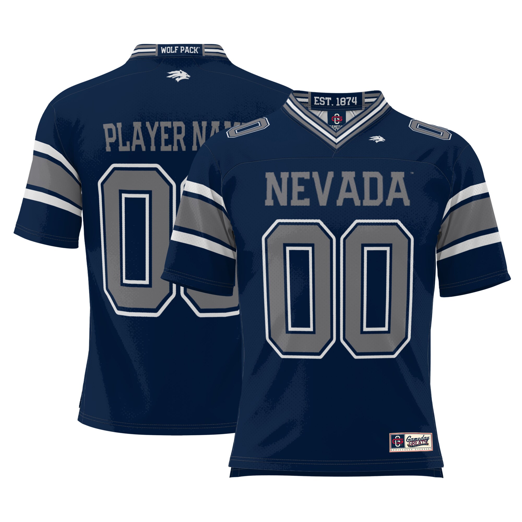 Nevada Wolf Pack Gameday Greats Youth NIL Pick A Player Football Jersey - Navy