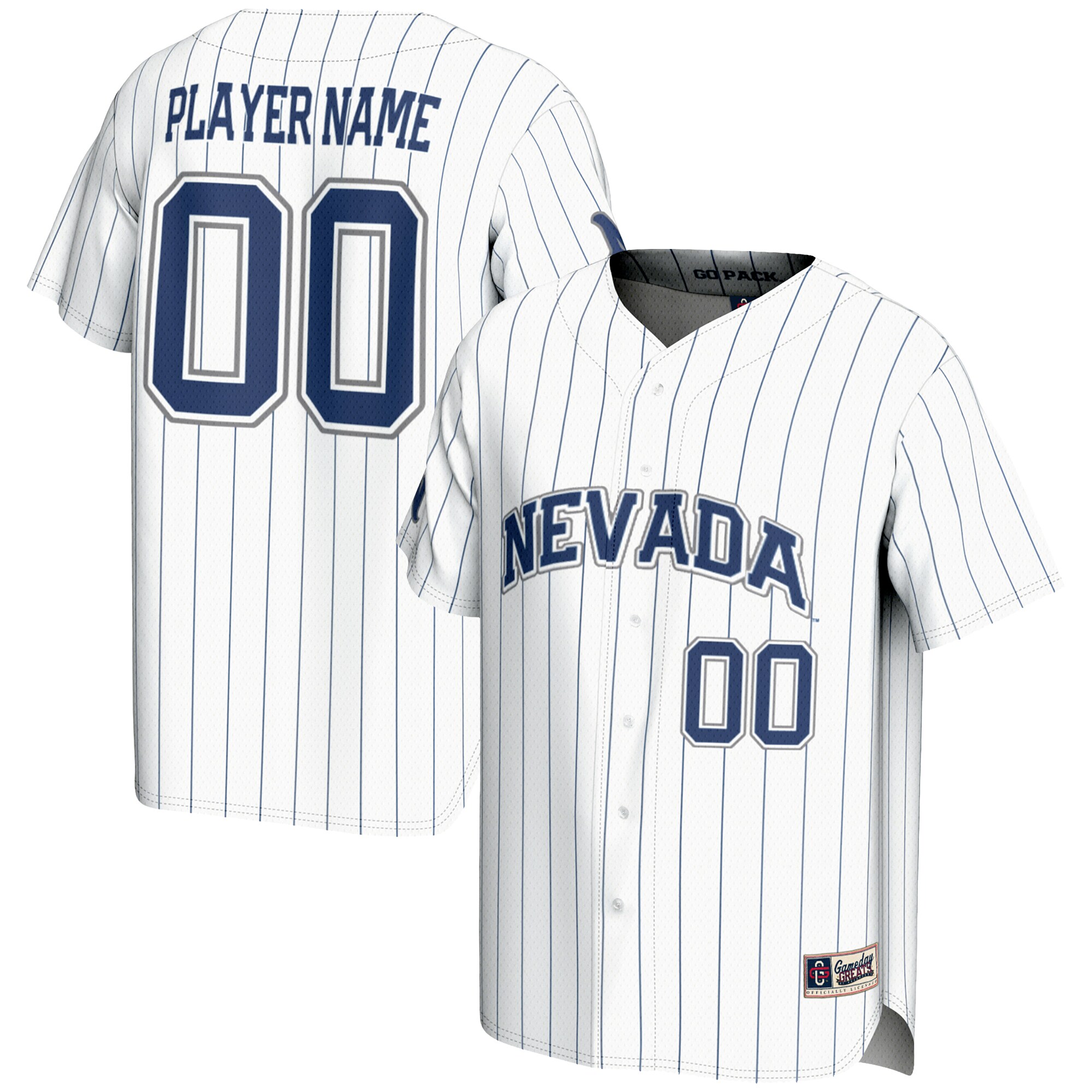 Nevada Wolf Pack Gameday Greats Youth NIL Pick A Player Lightweight Baseball Jersey - White