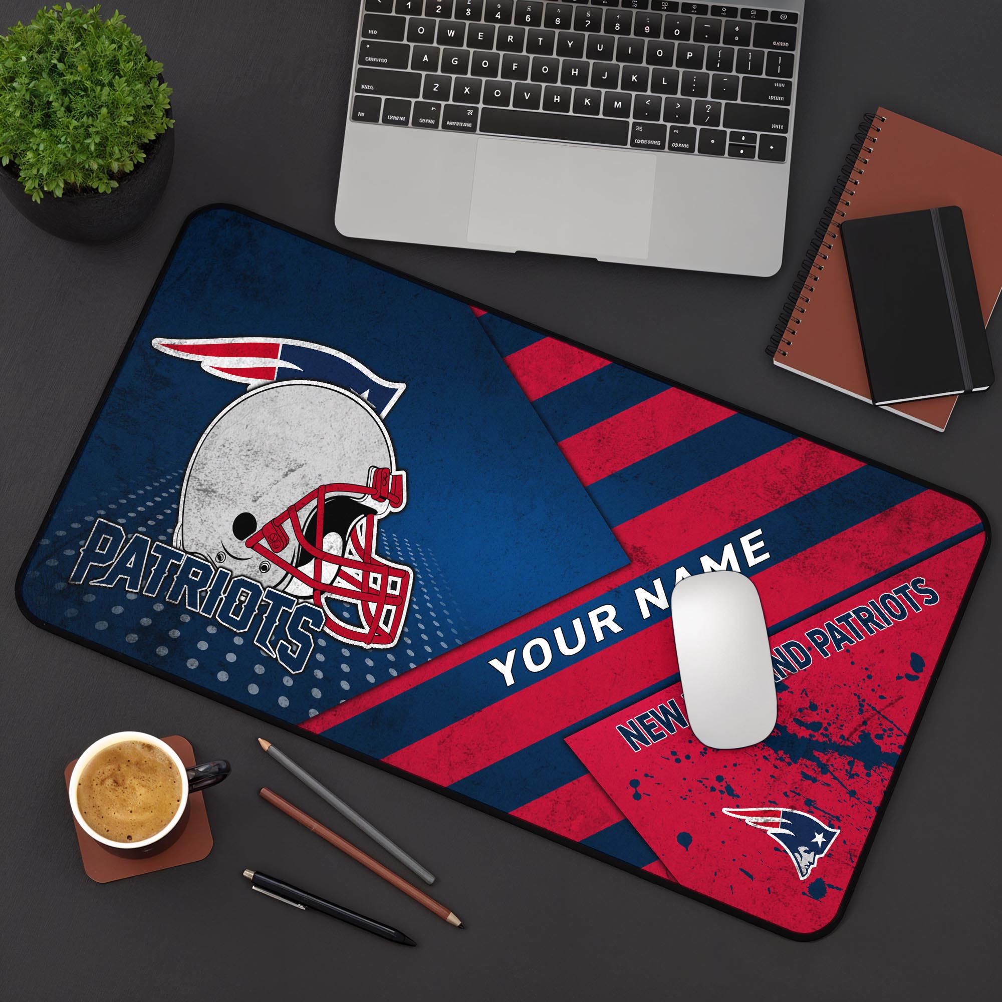 New England Patriots 2025 Version Mouse Pad Custom Printed, Sport Team Mouse Pad, Sport Gift For Fans
