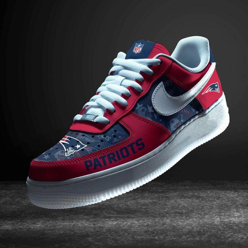 New England Patriots NFL Air Force 1 Sneakers AF1 Limited Shoes WMA1022