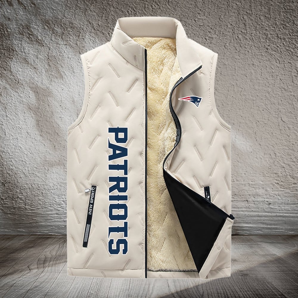 New England Patriots NFL Personalized Puffer Jacket For Fan