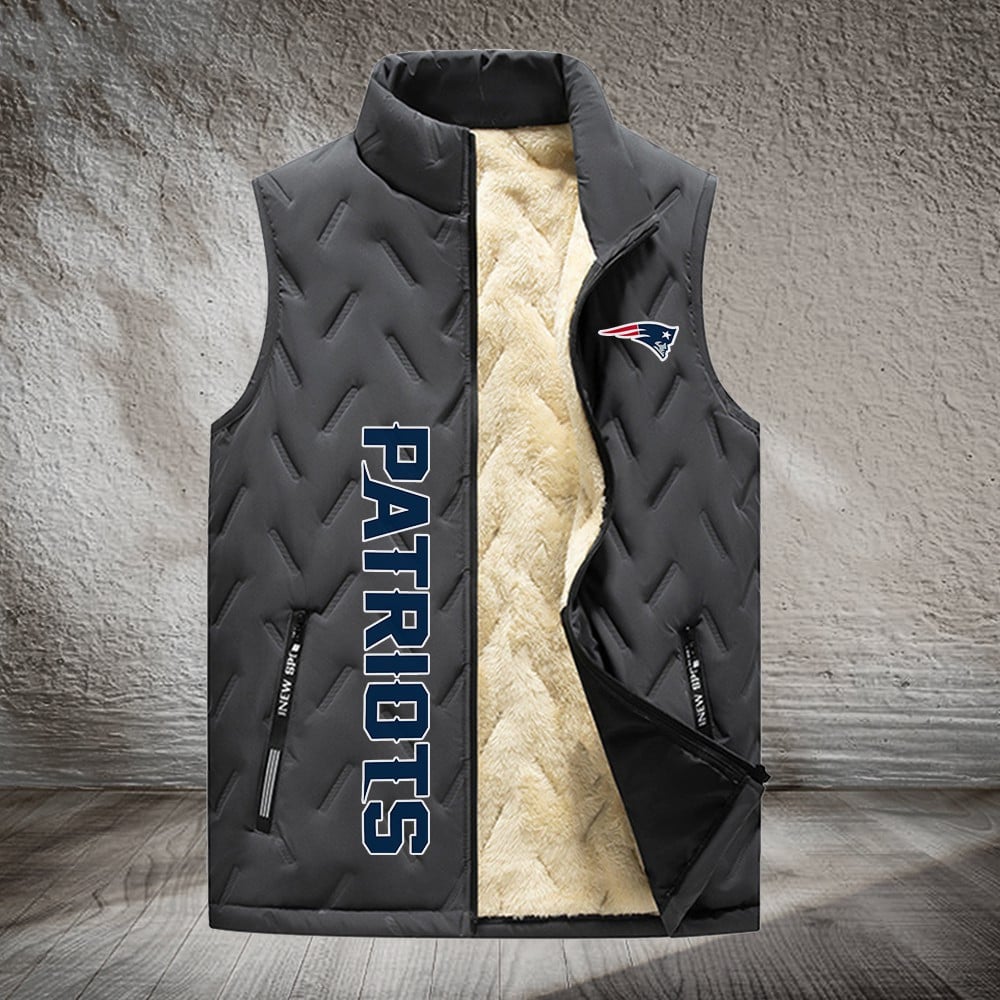 New England Patriots NFL Personalized Puffer Jacket For Fan
