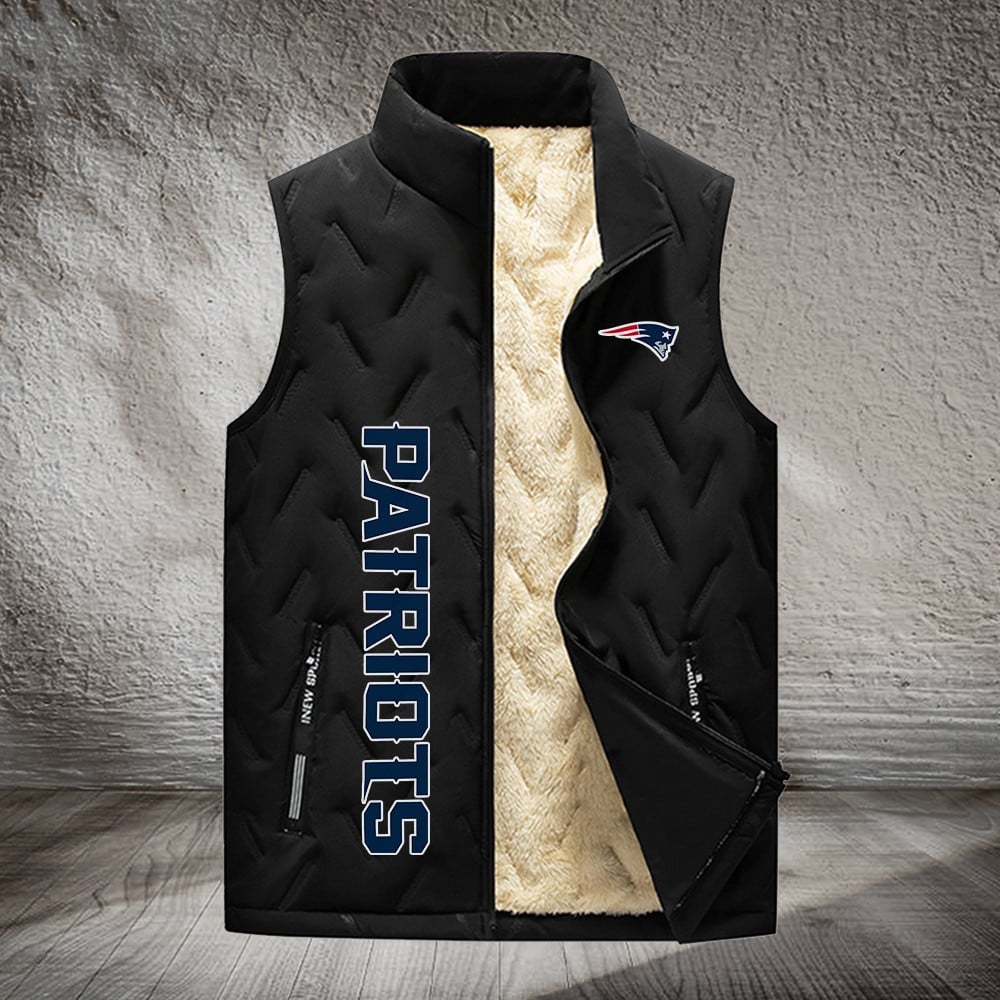 New England Patriots NFL Personalized Puffer Jacket For Fan