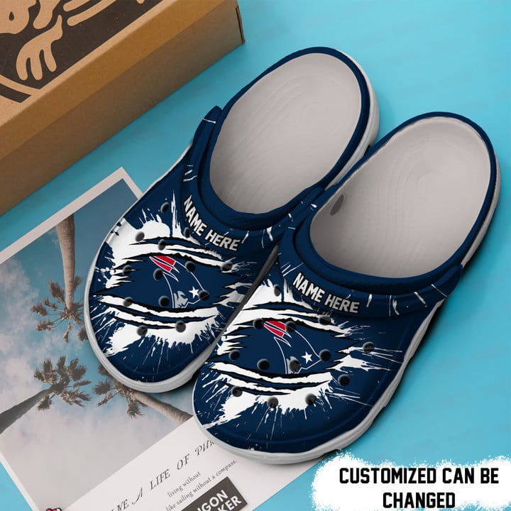 New England Patriots Personalized Limited Clog BG255