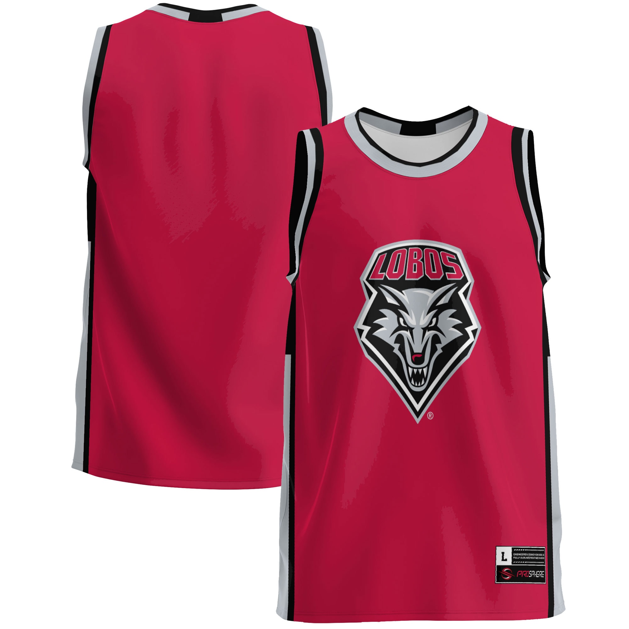 New Mexico Lobos Gameday Greats Lightweight Basketball Jersey - Red