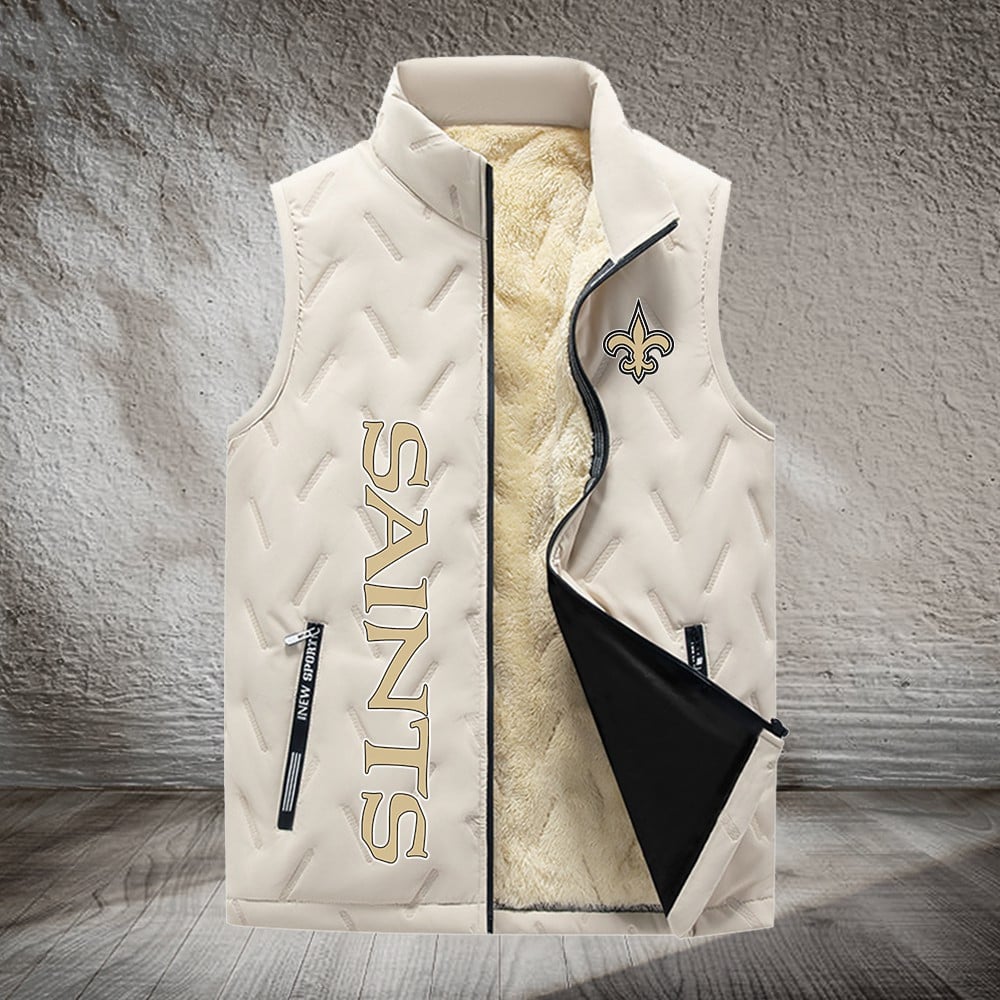 New Orleans Saints NFL Personalized Puffer Jacket For Fan
