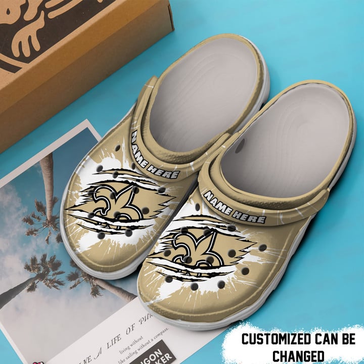 New Orleans Saints Personalized Limited Clog BG254