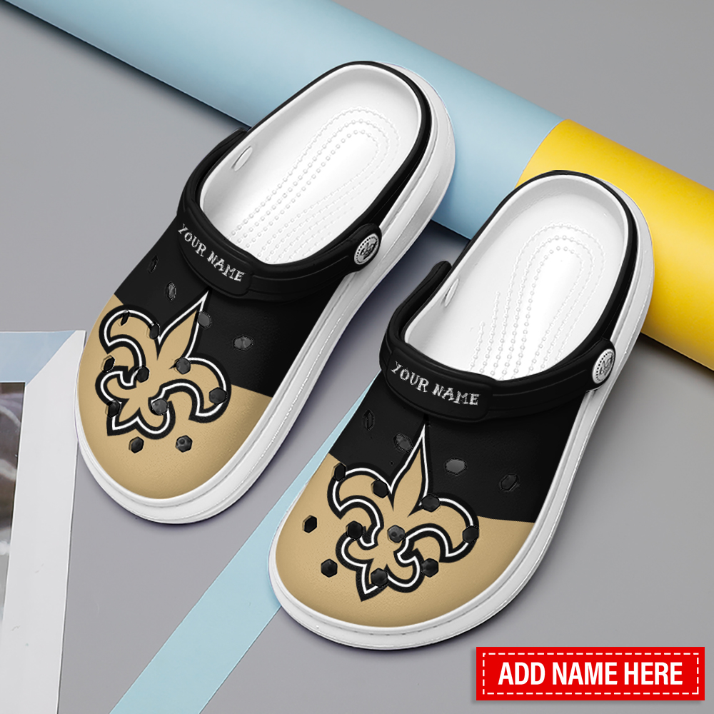 New Orleans Saints Personalized Limited Clog BG342