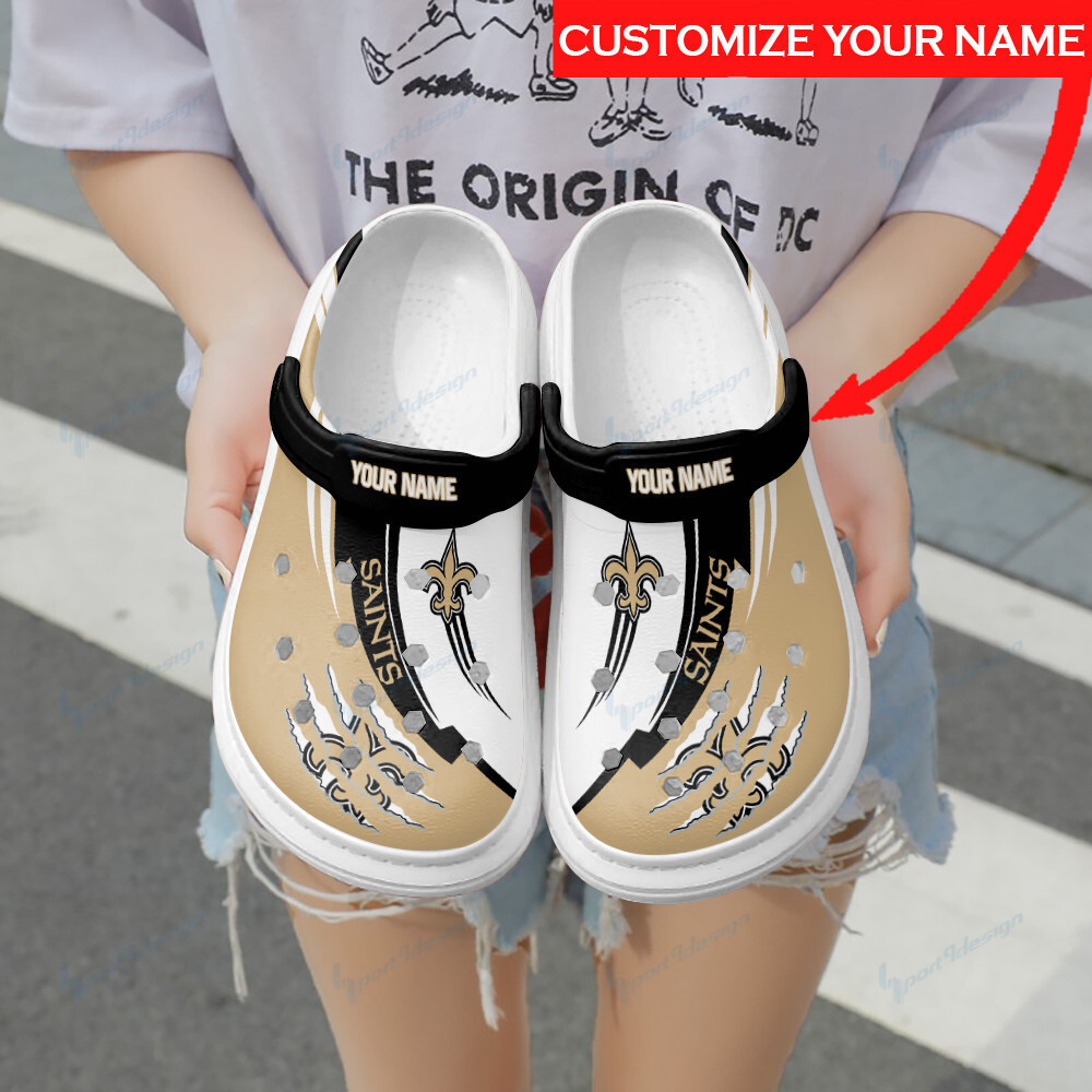 New Orleans Saints Personalized Limited Clog BG48
