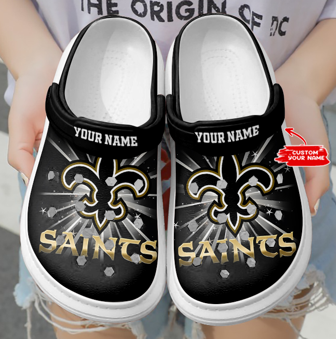 New Orleans Saints Personalized Limited Clog BGCR353