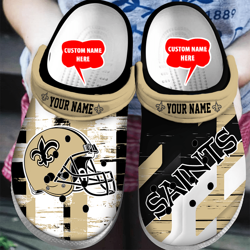 New Orleans Saints Personalized Limited Clog BGCR422