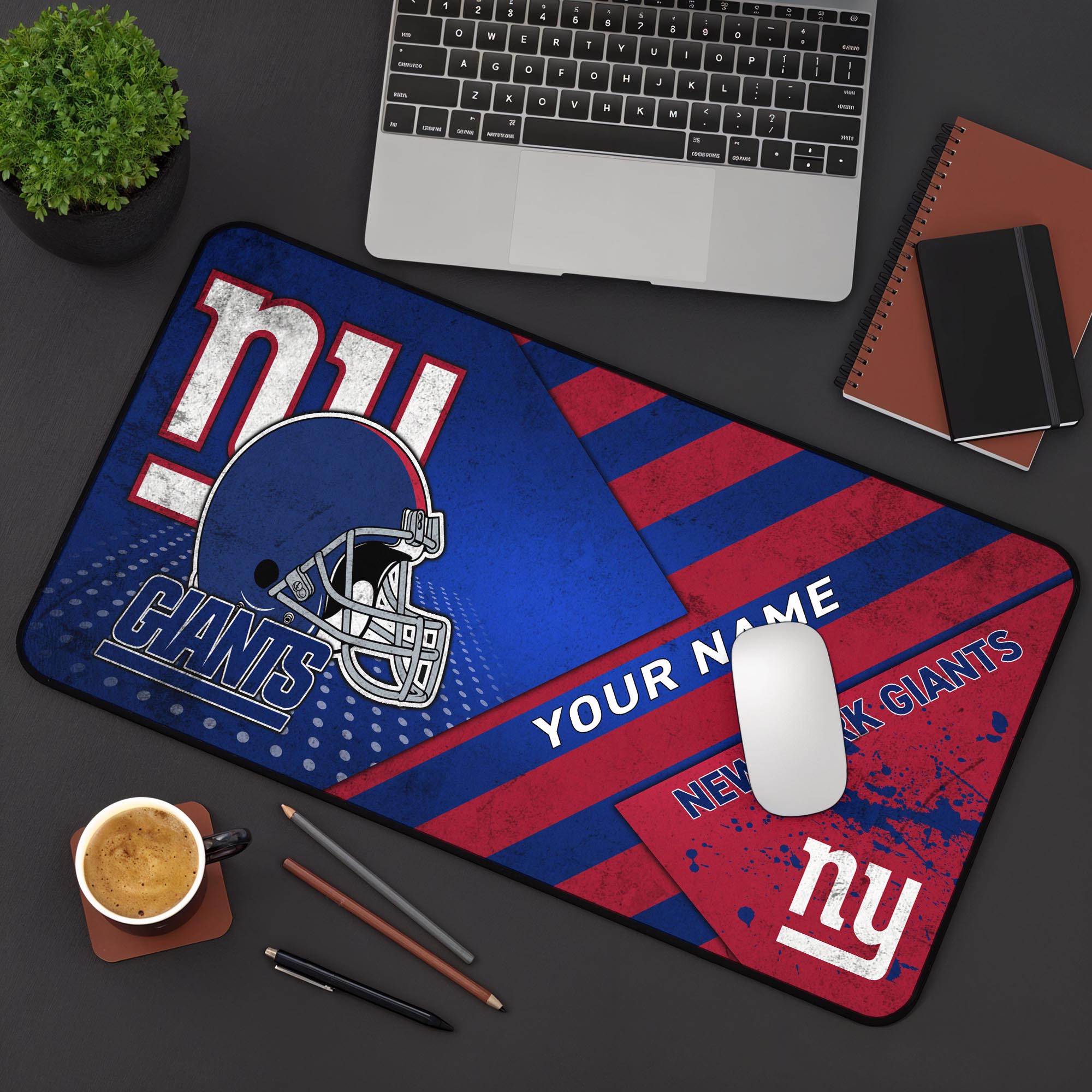 New York Giants 2025 Version Mouse Pad Custom Printed, Sport Team Mouse Pad, Sport Gift For Fans