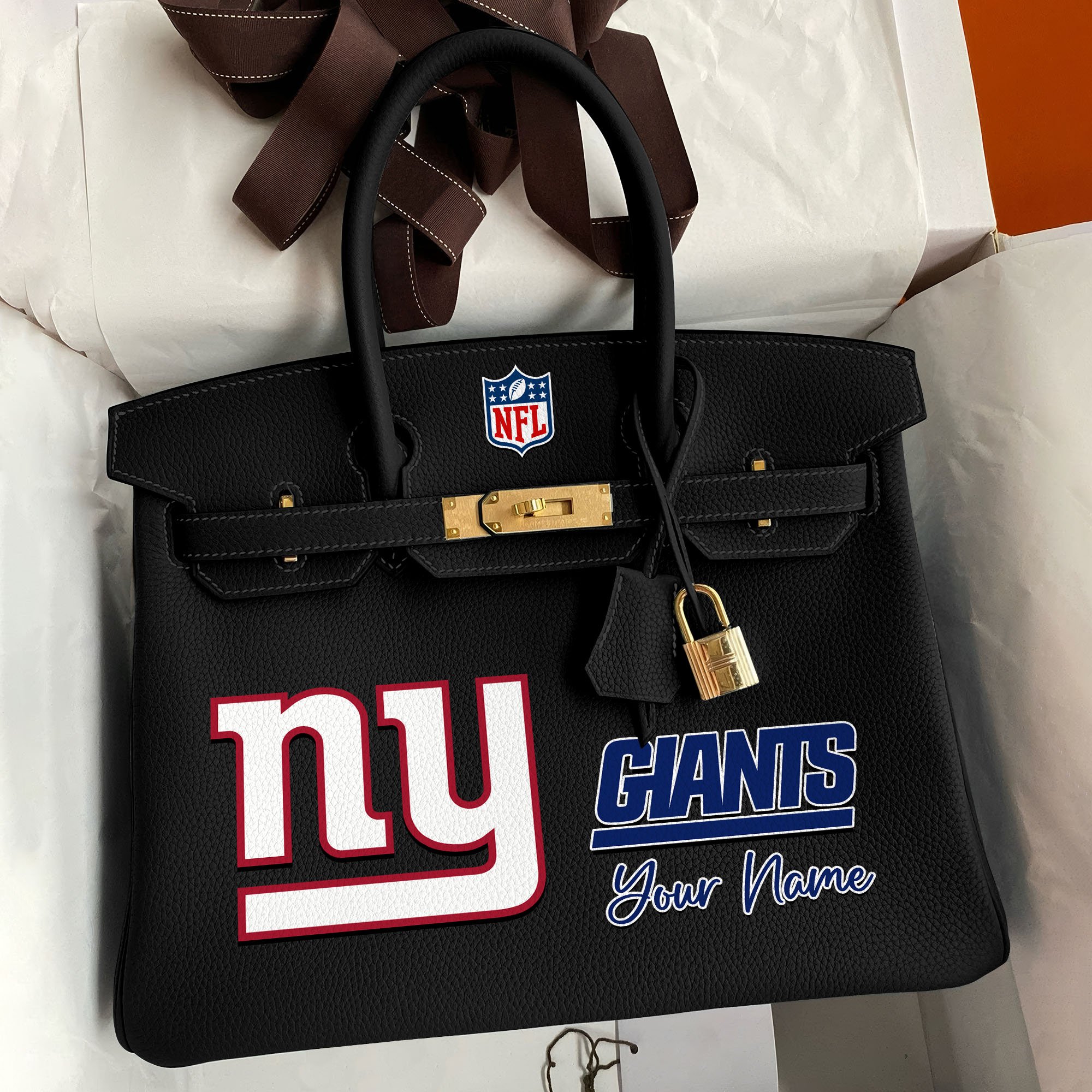 New York Giants Deluxe Handbag For Women Custom Your Name 2025 Versions, Sport Deluxe Handbag