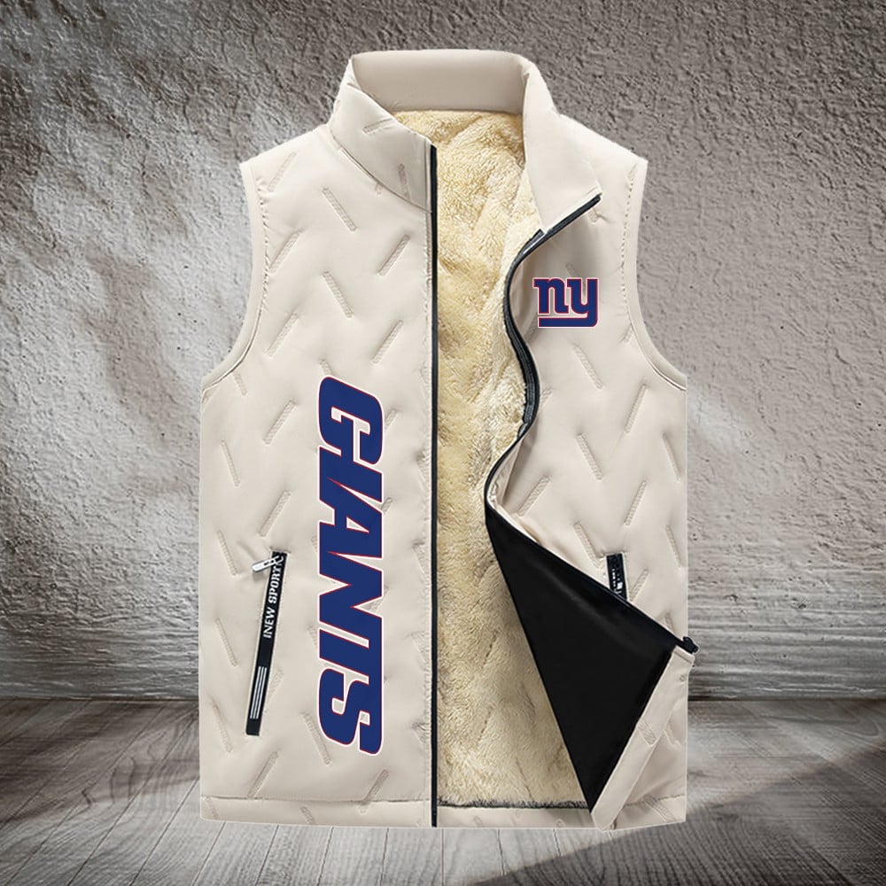 New York Giants NFL Personalized Puffer Jacket For Fan