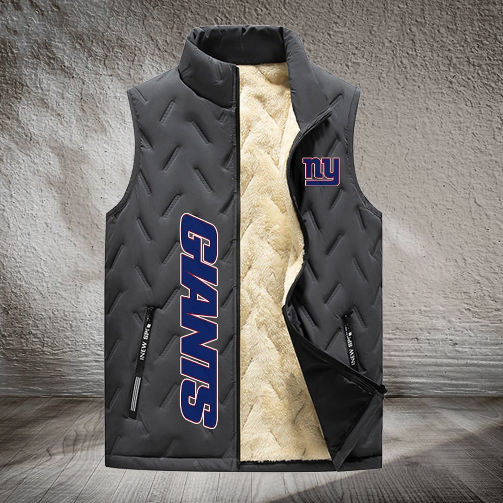 New York Giants NFL Personalized Puffer Jacket For Fan