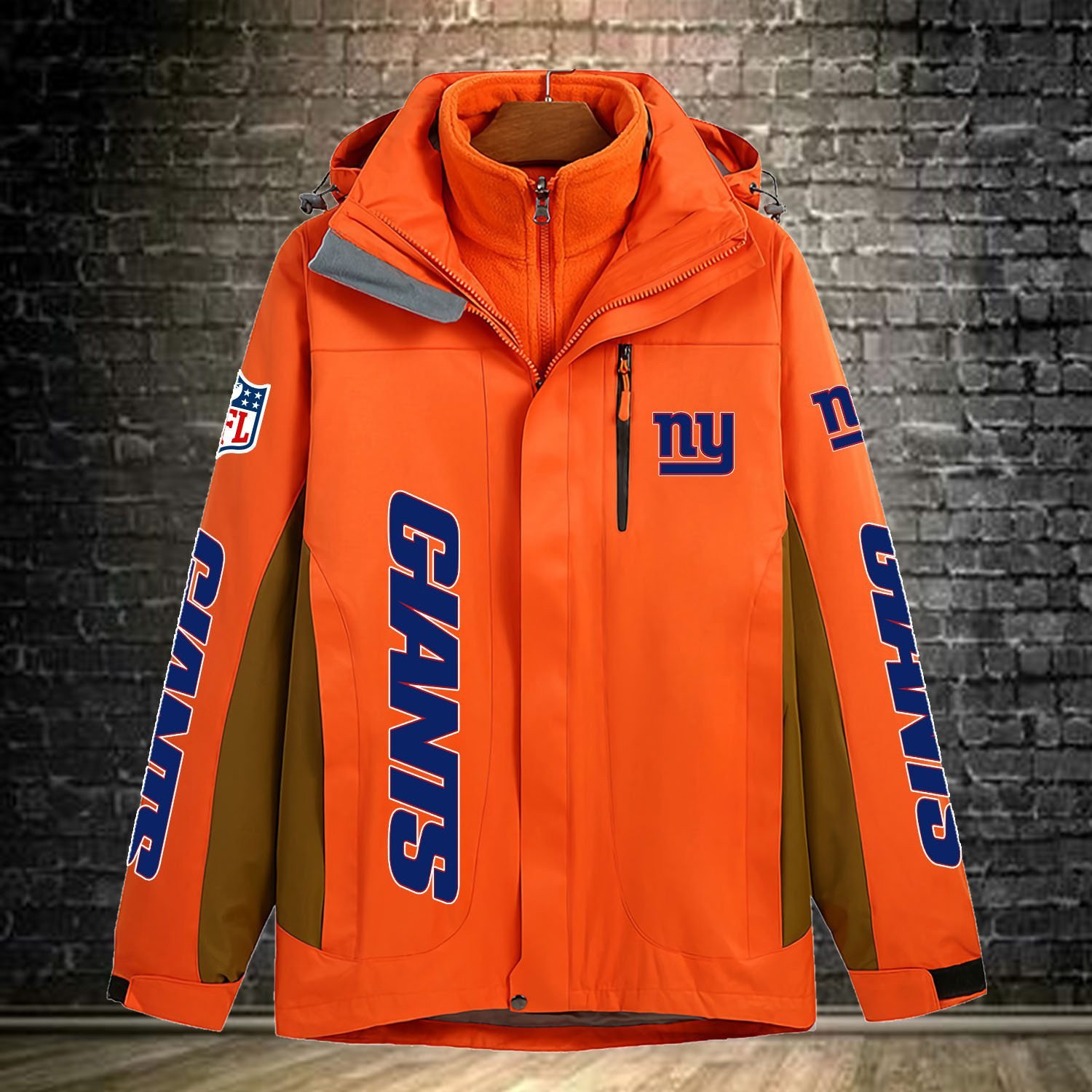 New York Giants NFL Personalized Windbreaker Jacket For Fan