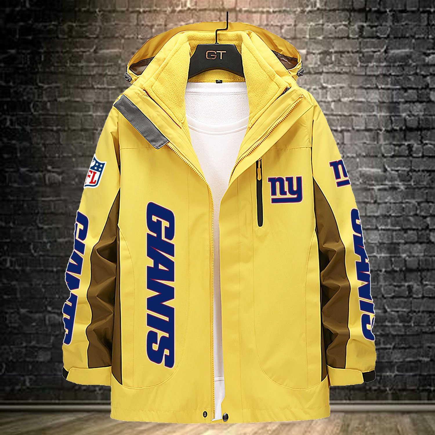 New York Giants NFL Personalized Windbreaker Jacket For Fan