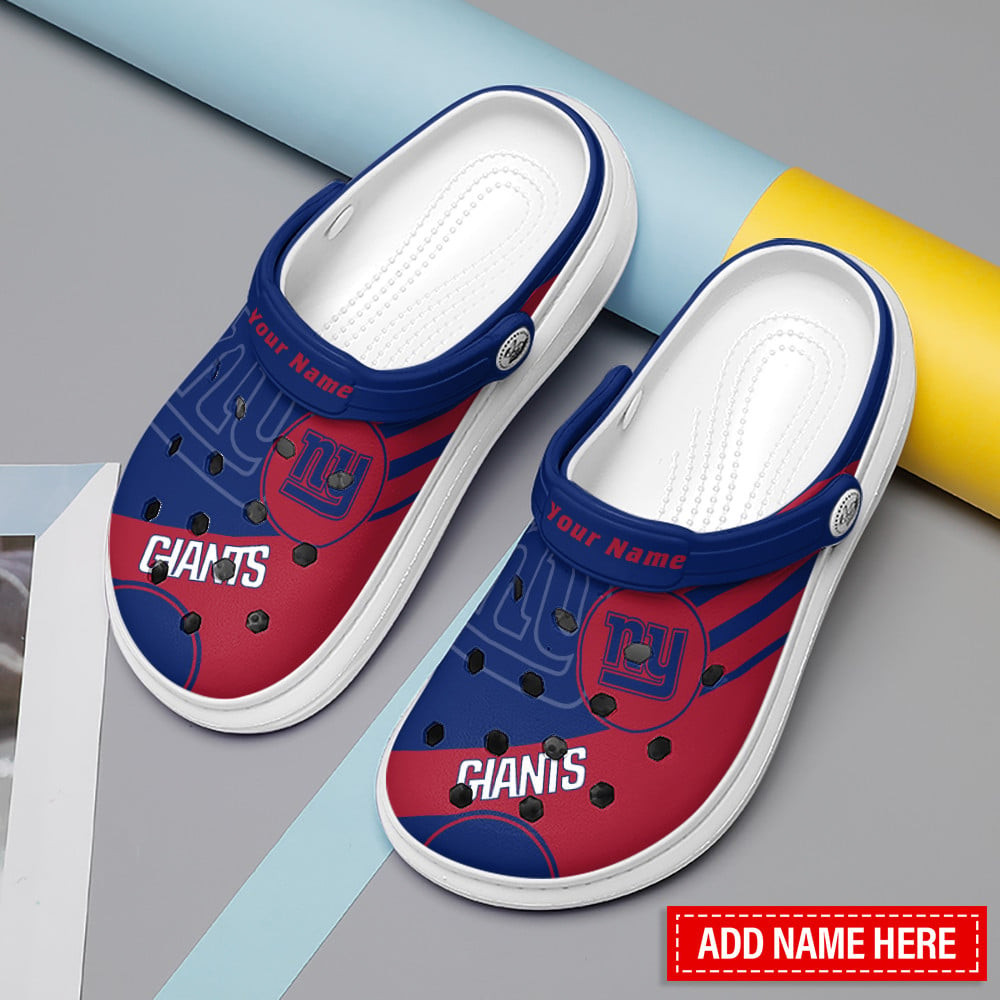 New York Giants Personalized Limited Clog BG124