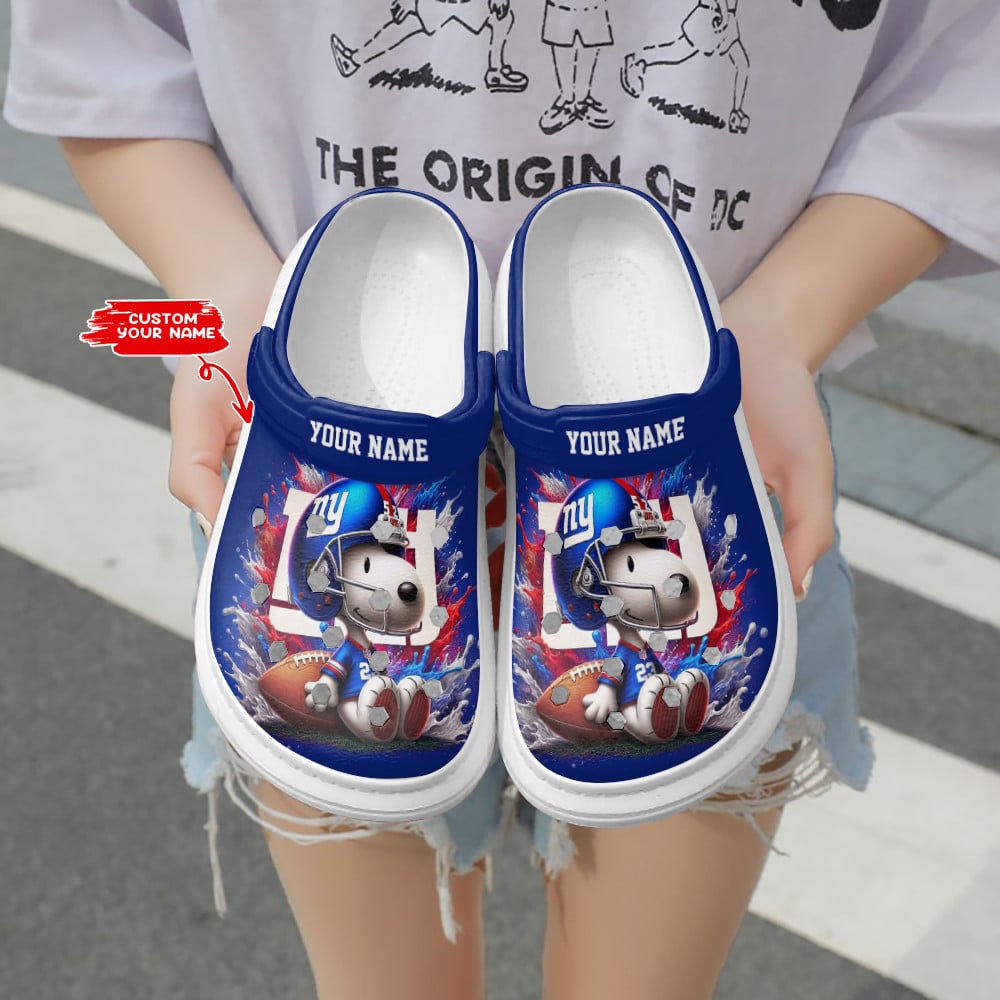 New York Giants Personalized Limited Clog BGCR370