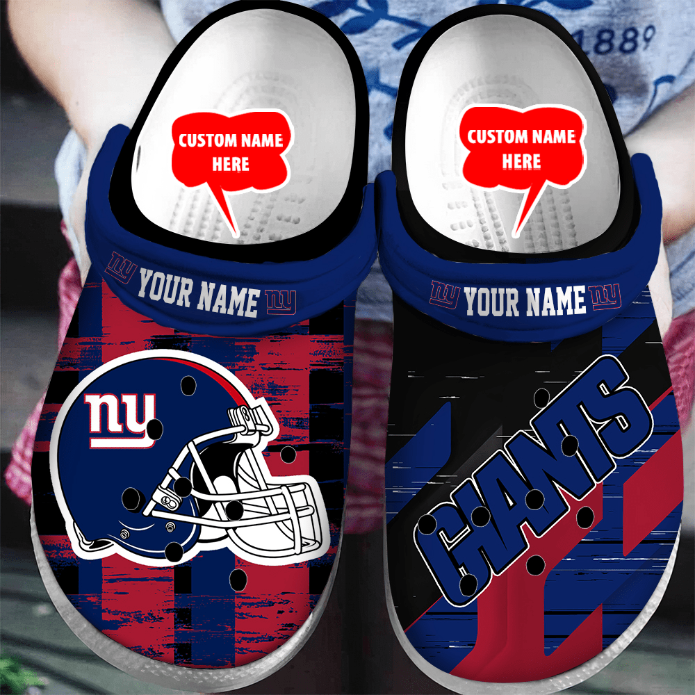 New York Giants Personalized Limited Clog BGCR423